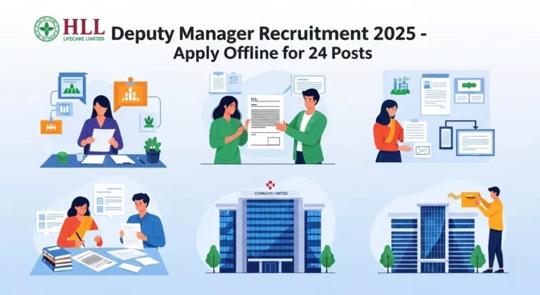 HLL Deputy Manager Recruitment 2025 – Apply Offline for 24 Posts, Salary ₹25K–45K