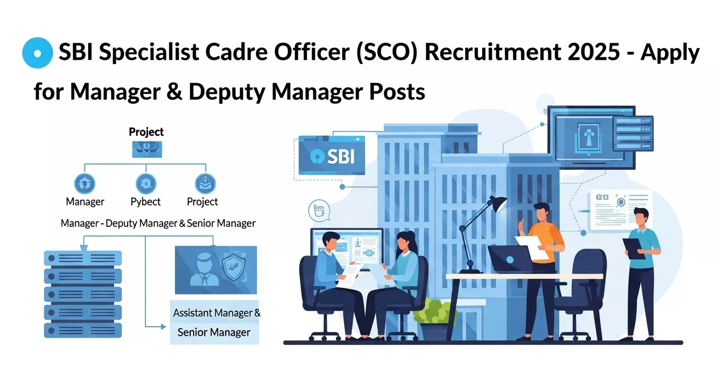 SBI Specialist Cadre Officer Recruitment 2025 Apply Online for SCO Jobs