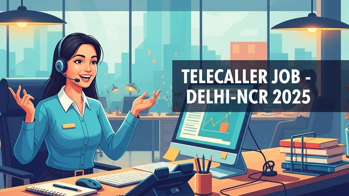 Telecaller Job Delhi-NCR 2025 – 2nd & 4th Saturday Off