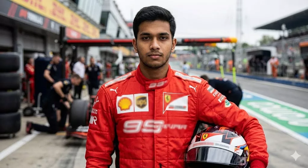 Professional "F1 Racing Driver" Paddock Look Generated by Gemini AI Prompts.